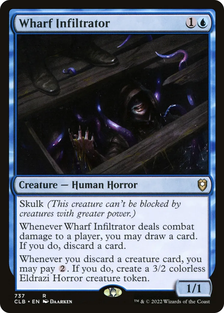 Wharf Infiltrator — Commander Legends: Battle for Baldur's Gate — Magic: The Gathering