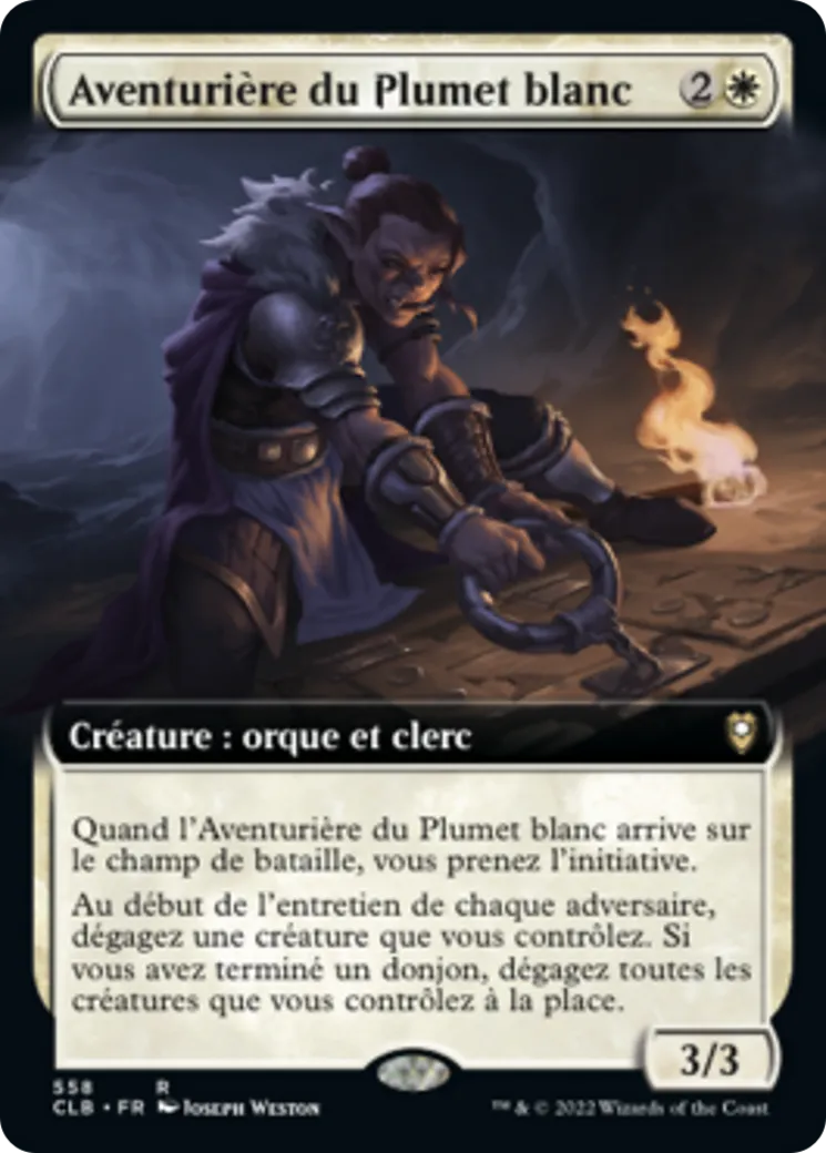 Aventurière du Plumet blanc — Commander Legends: Battle for Baldur's Gate — Magic: The Gathering