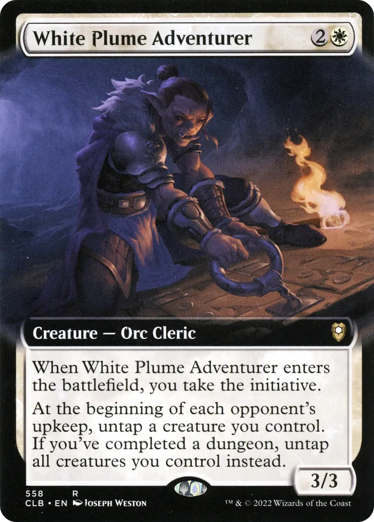 White Plume Adventurer — Commander Legends: Battle for Baldur's Gate — Magic: The Gathering