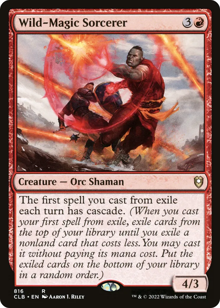 Wild-Magic Sorcerer — Commander Legends: Battle for Baldur's Gate — Magic: The Gathering