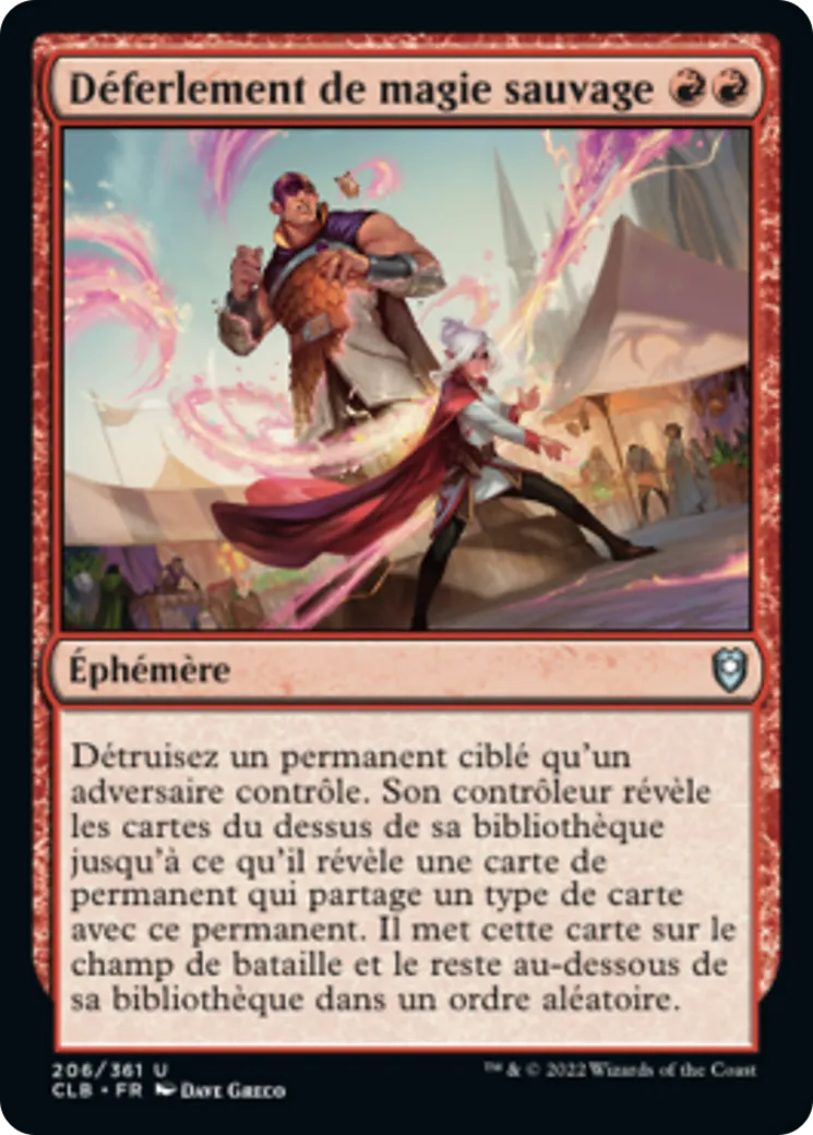 Déferlement de magie sauvage — Commander Legends: Battle for Baldur's Gate — Magic: The Gathering