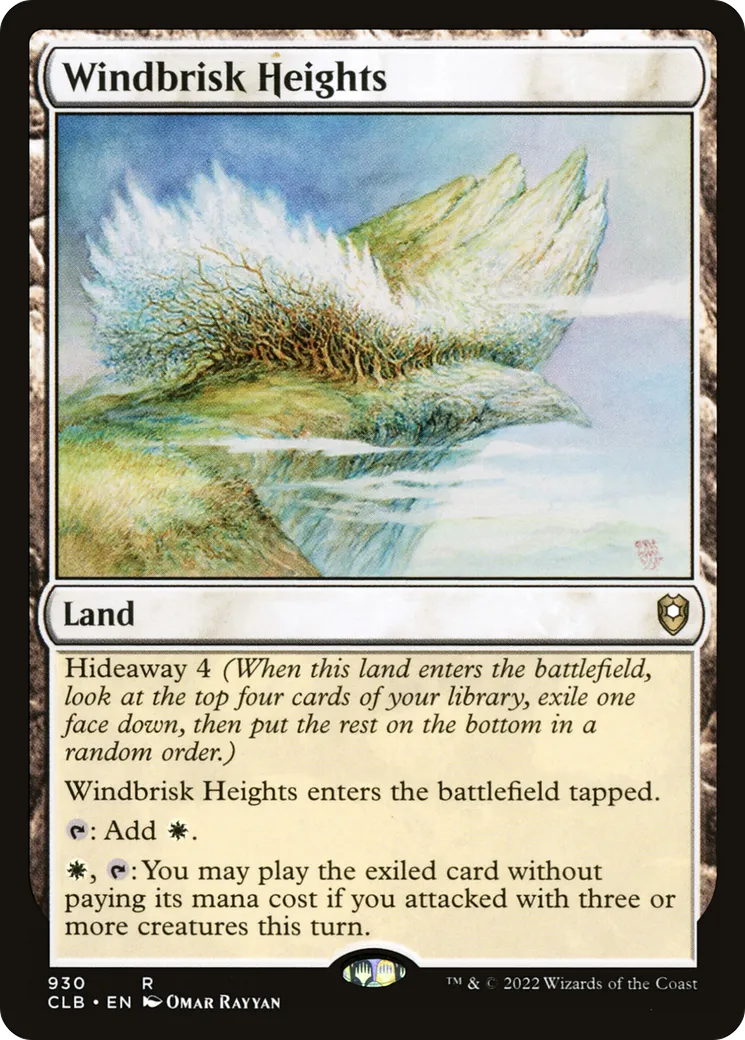 Hauts de Ventabrupt — Commander Legends: Battle for Baldur's Gate — Magic: The Gathering