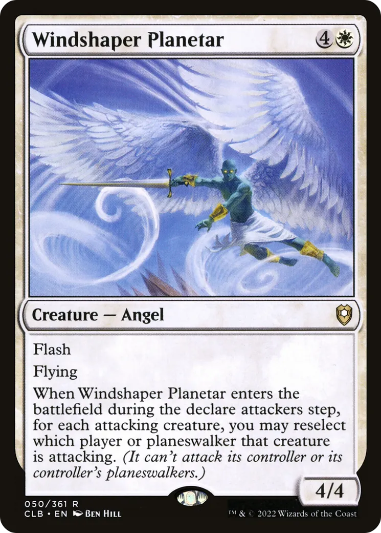 Windshaper Planetar — Commander Legends: Battle for Baldur's Gate — Magic: The Gathering