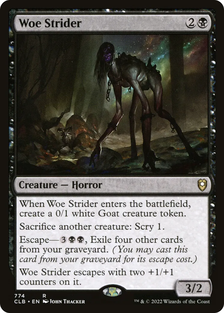 Woe Strider — Commander Legends: Battle for Baldur's Gate — Magic: The Gathering