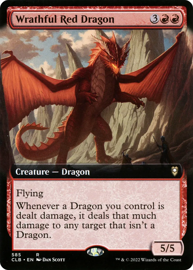 Wrathful Red Dragon — Commander Legends: Battle for Baldur's Gate — Magic: The Gathering