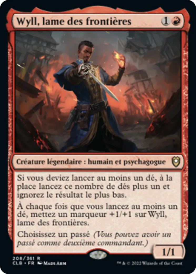 Wyll, lame des frontières — Commander Legends: Battle for Baldur's Gate — Magic: The Gathering