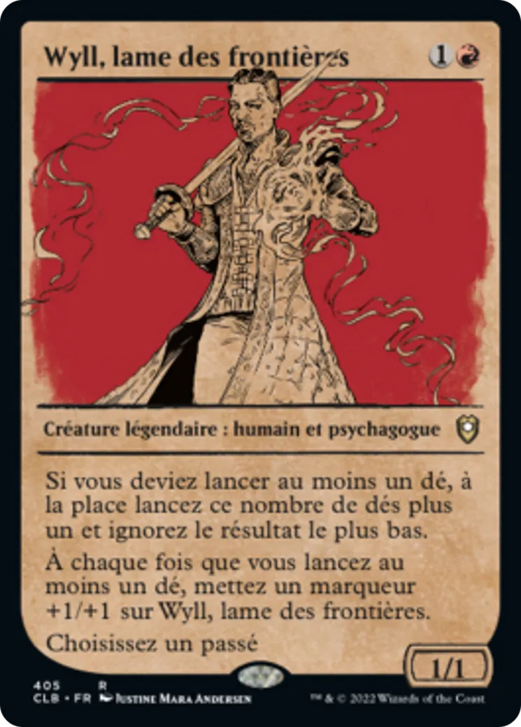 Wyll, lame des frontières — Commander Legends: Battle for Baldur's Gate — Magic: The Gathering