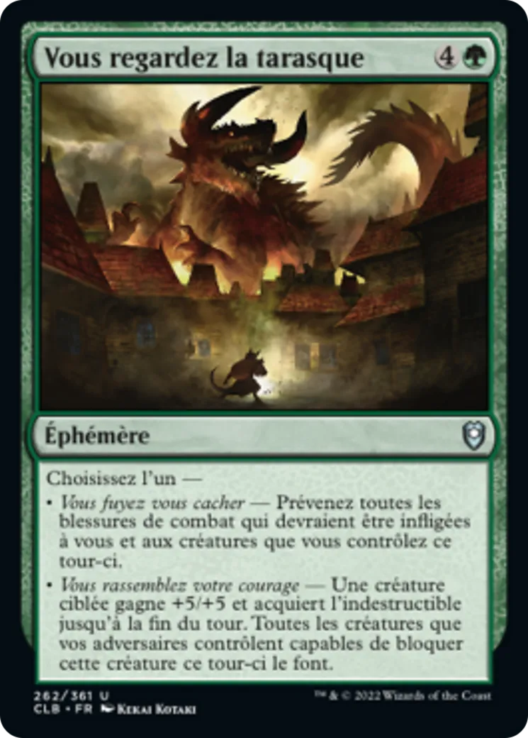 Vous regardez la tarasque — Commander Legends: Battle for Baldur's Gate — Magic: The Gathering