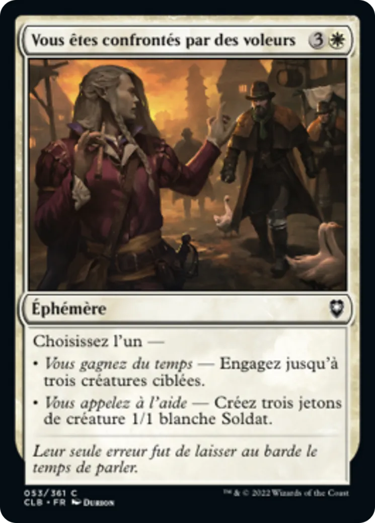 Vous êtes confrontés par des voleurs from Commander Legends: Battle for Baldur's Gate - Magic: The Gathering