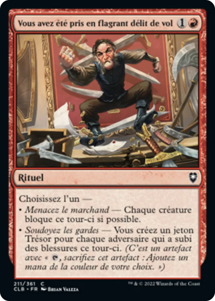 Vous avez été pris en flagrant délit de vol — Commander Legends: Battle for Baldur's Gate — Magic: The Gathering