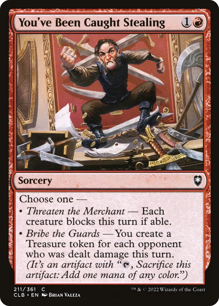 Vous avez été pris en flagrant délit de vol — Commander Legends: Battle for Baldur's Gate — Magic: The Gathering