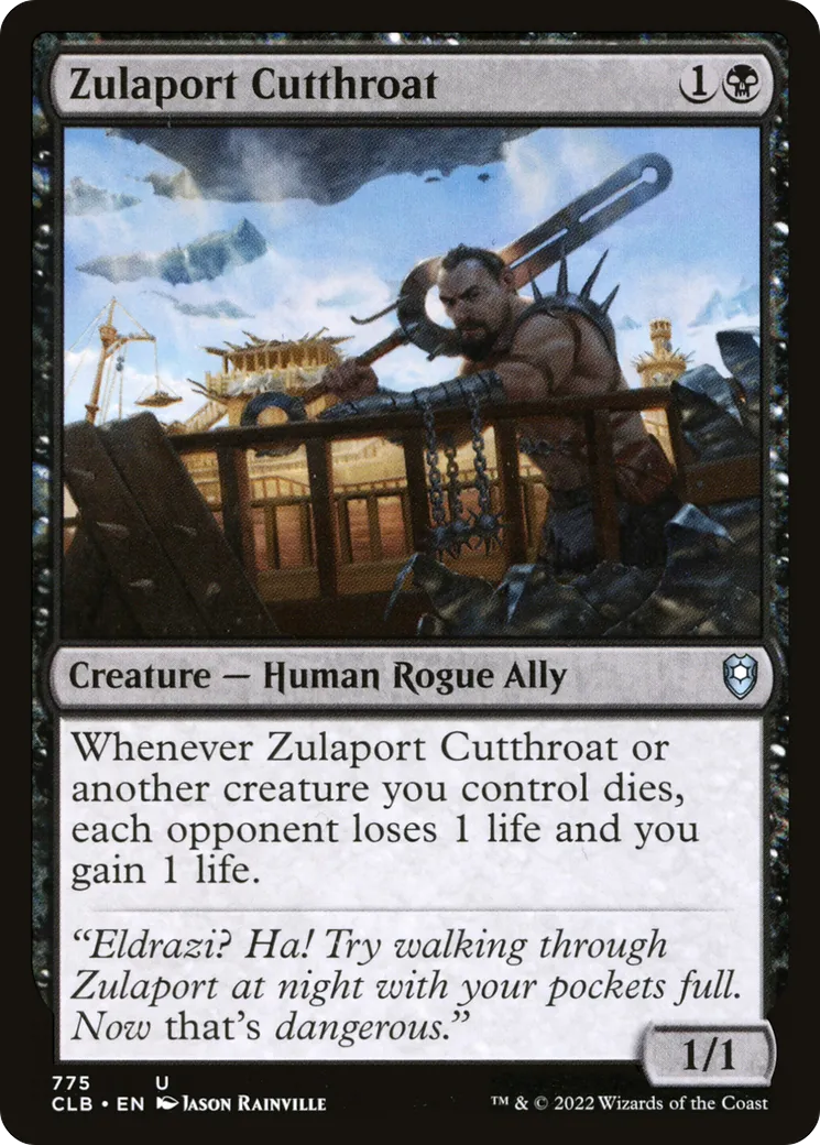 Zulaport Cutthroat — Commander Legends: Battle for Baldur's Gate — Magic: The Gathering