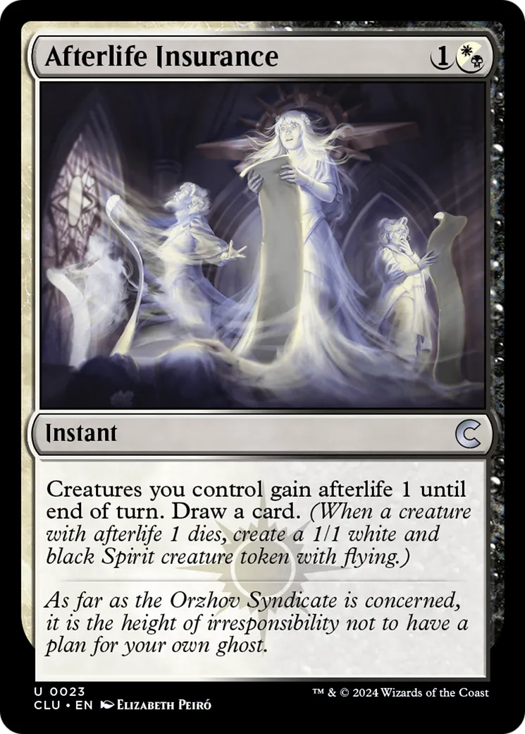 Afterlife Insurance — Ravnica: Clue Edition — Magic: The Gathering