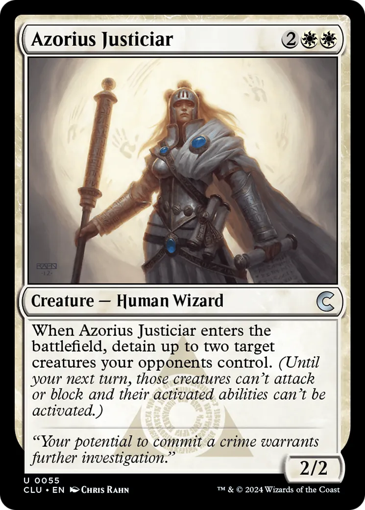 Justicière d'Azorius — Ravnica: Clue Edition — Magic: The Gathering
