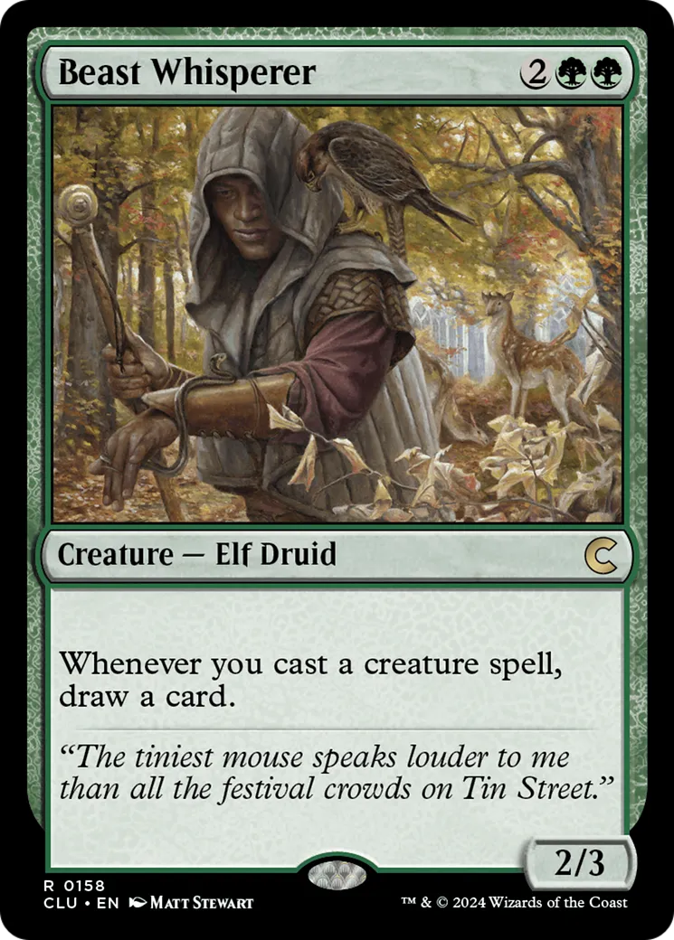 Beast Whisperer — Ravnica: Clue Edition — Magic: The Gathering