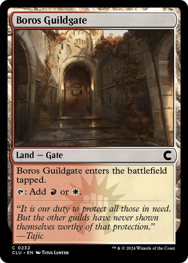 Porte de la guilde de Boros — Ravnica: Clue Edition — Magic: The Gathering