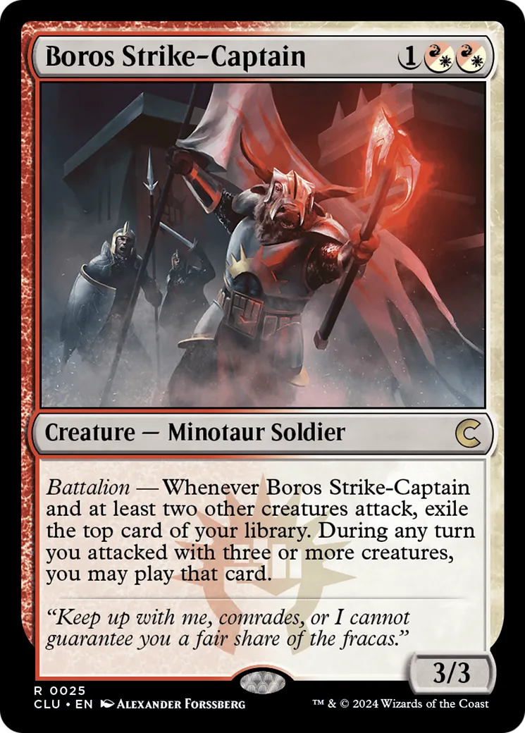 Boros Strike-Captain — Ravnica: Clue Edition — Magic: The Gathering
