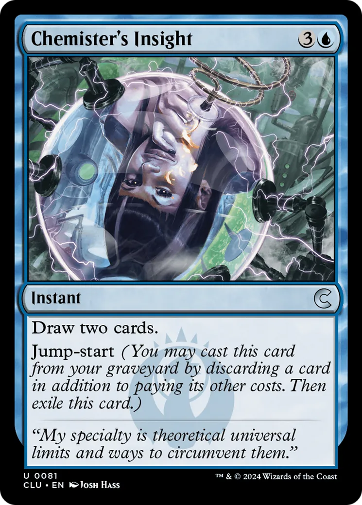 Chemister's Insight — Ravnica: Clue Edition — Magic: The Gathering