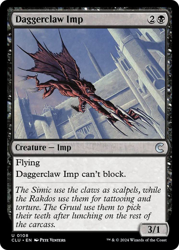Daggerclaw Imp — Ravnica: Clue Edition — Magic: The Gathering