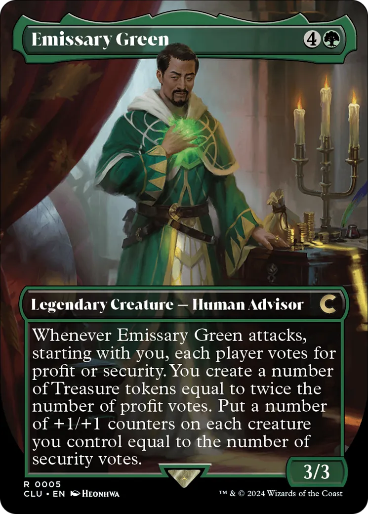 Emissary Green — Ravnica: Clue Edition — Magic: The Gathering