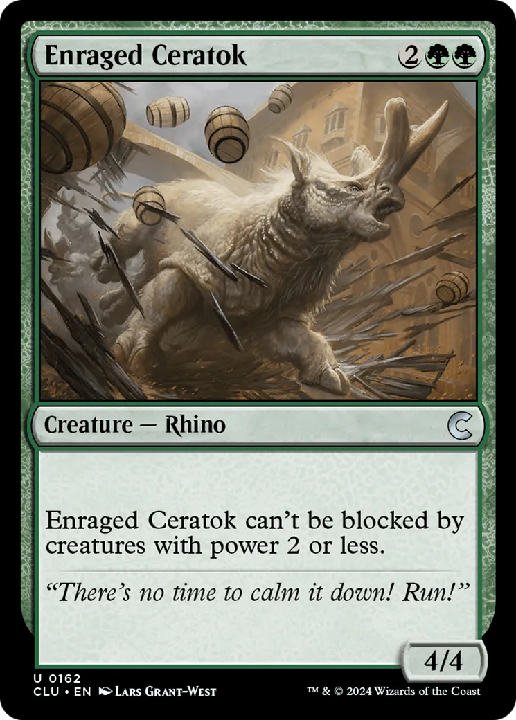 Cératok enragé — Ravnica: Clue Edition — Magic: The Gathering