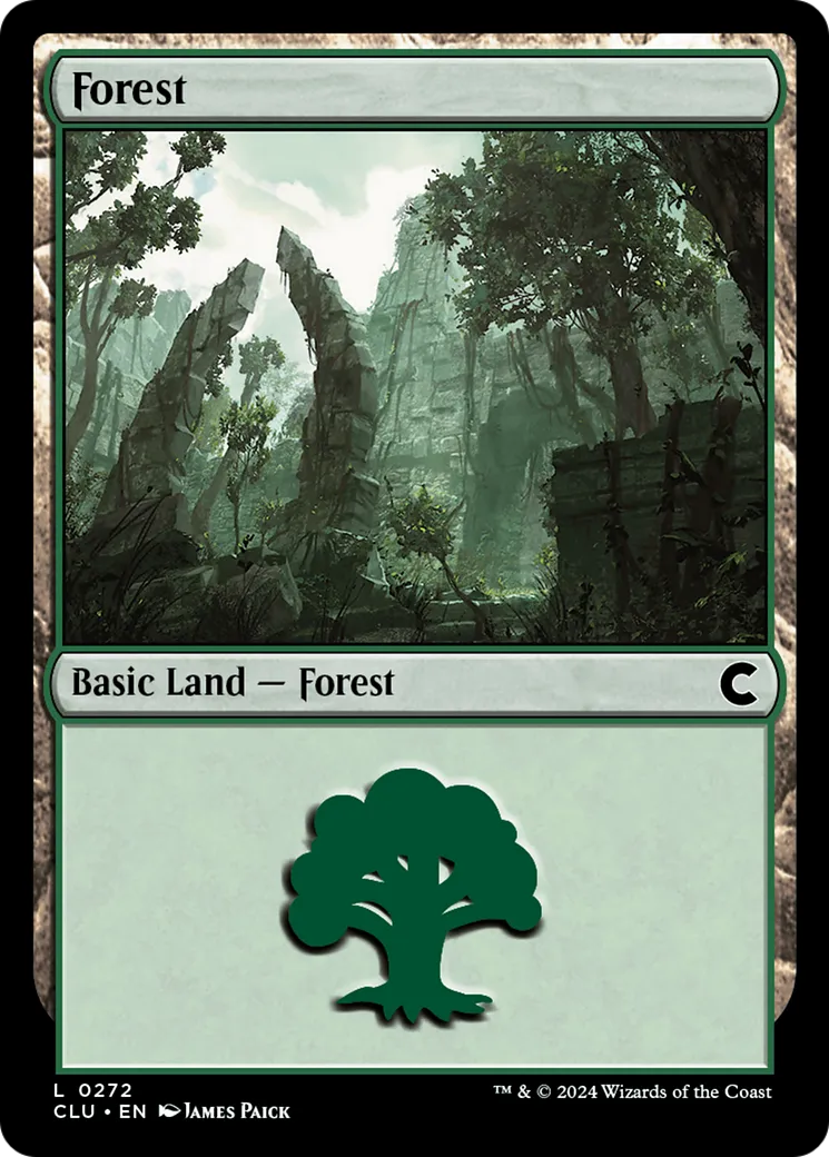 Forest — Ravnica: Clue Edition — Magic: The Gathering