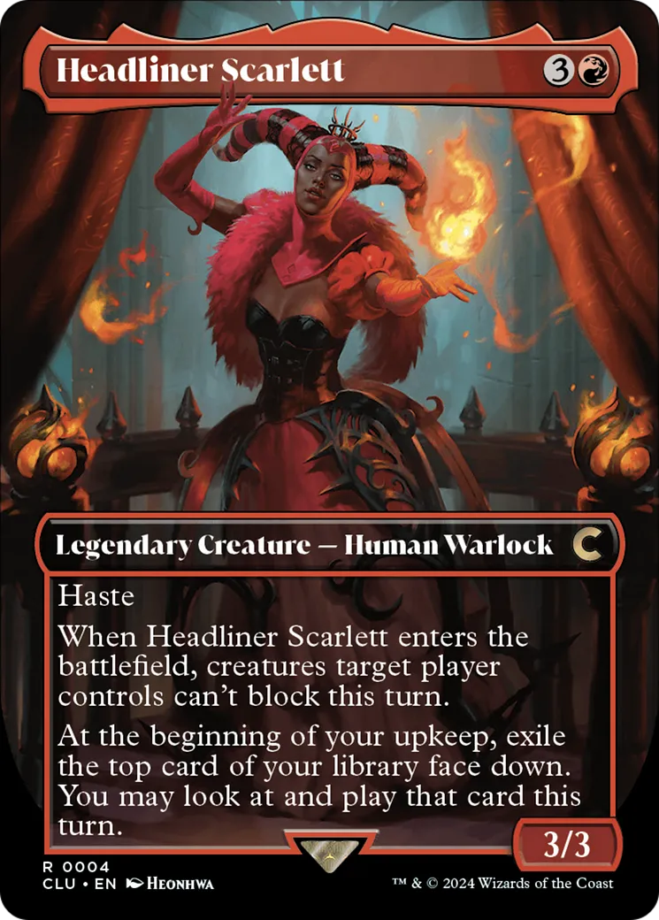 Headliner Scarlett — Ravnica: Clue Edition — Magic: The Gathering