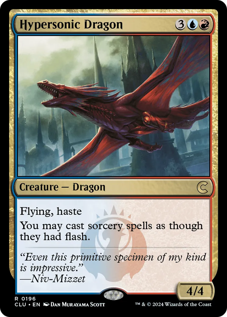 Hypersonic Dragon — Ravnica: Clue Edition — Magic: The Gathering