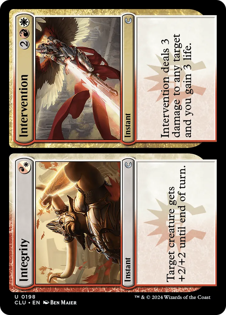 Intégrité // Interposition — Ravnica: Clue Edition — Magic: The Gathering