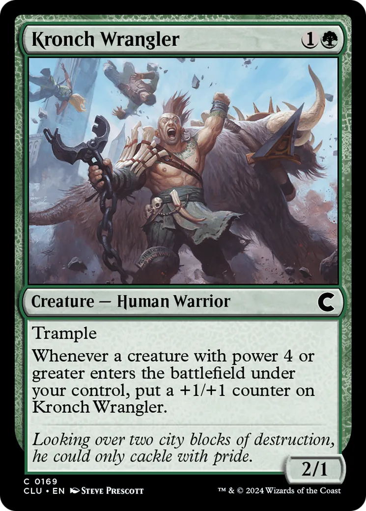 Kronch Wrangler — Ravnica: Clue Edition — Magic: The Gathering