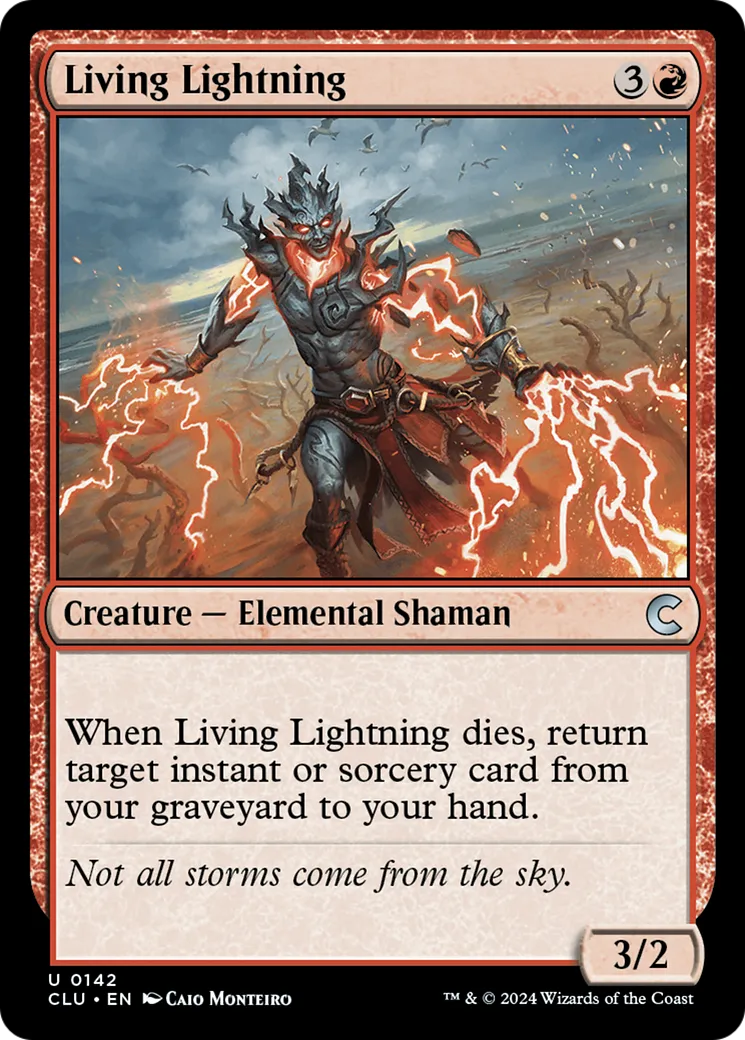 Living Lightning — Ravnica: Clue Edition — Magic: The Gathering