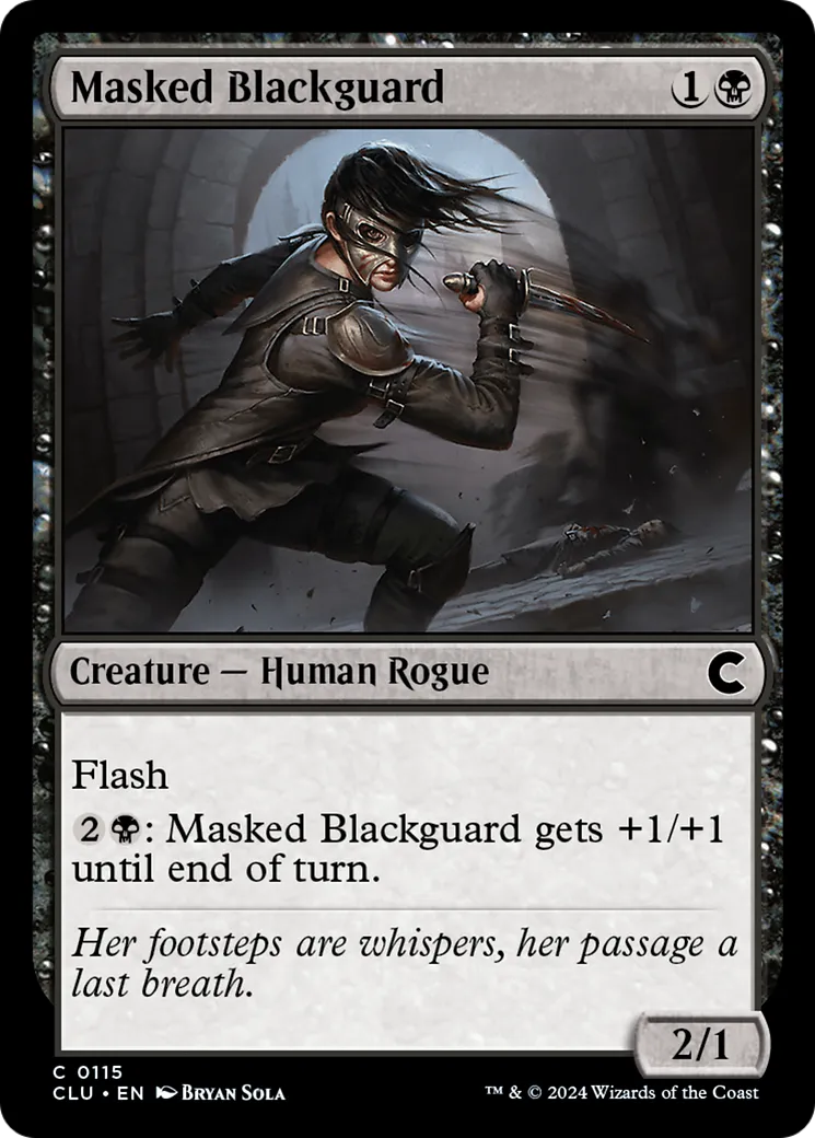 Masked Blackguard — Ravnica: Clue Edition — Magic: The Gathering