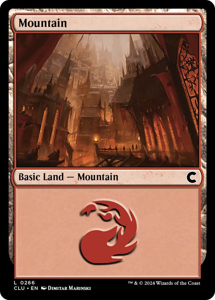 Mountain — Ravnica: Clue Edition — Magic: The Gathering