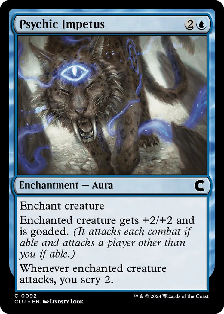 Impetus psychique — Ravnica: Clue Edition — Magic: The Gathering