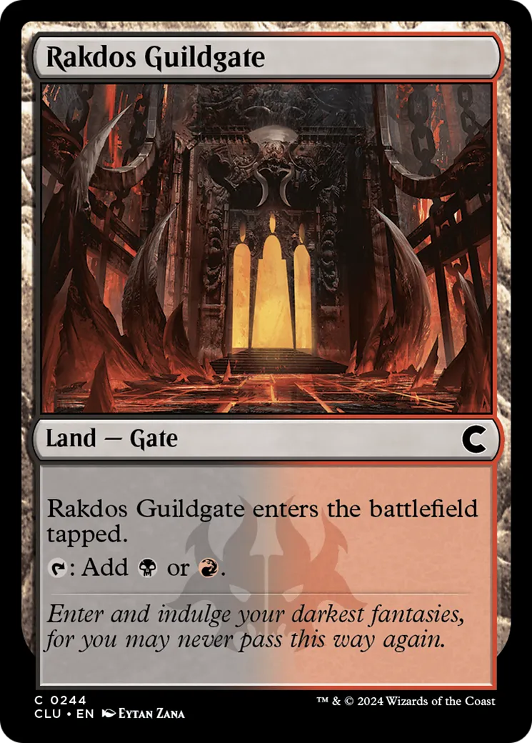 Porte de la guilde de Rakdos — Ravnica: Clue Edition — Magic: The Gathering