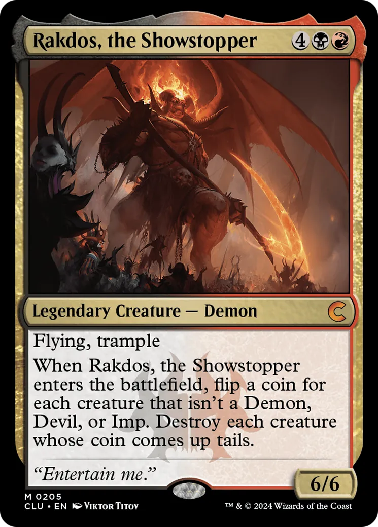 Rakdos, the Showstopper — Ravnica: Clue Edition — Magic: The Gathering