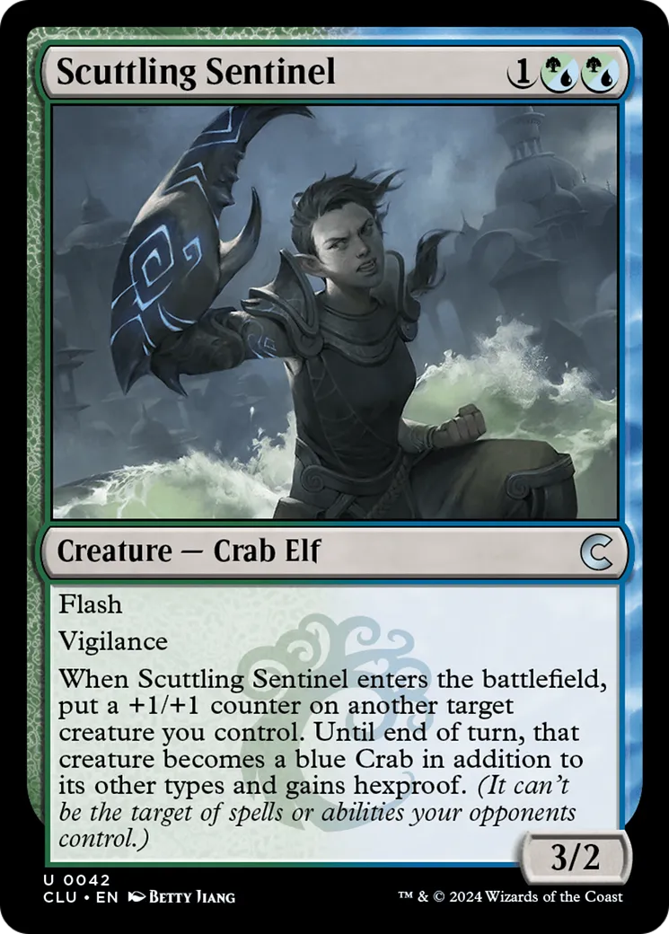 Scuttling Sentinel — Ravnica: Clue Edition — Magic: The Gathering