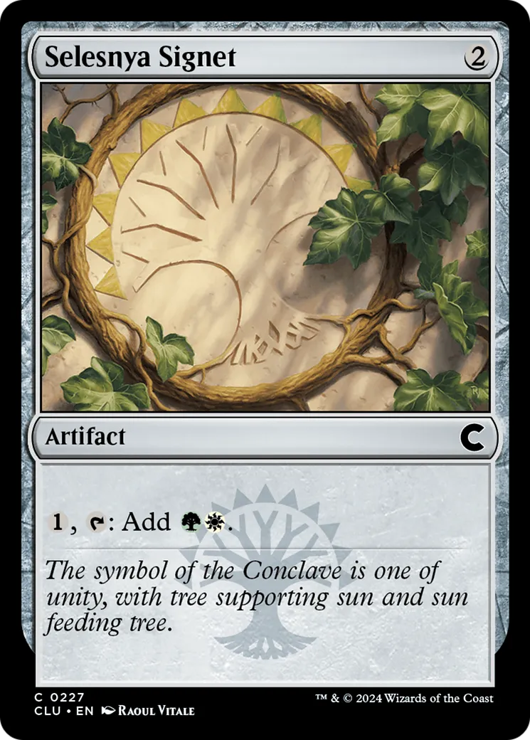 Selesnya Signet — Ravnica: Clue Edition — Magic: The Gathering