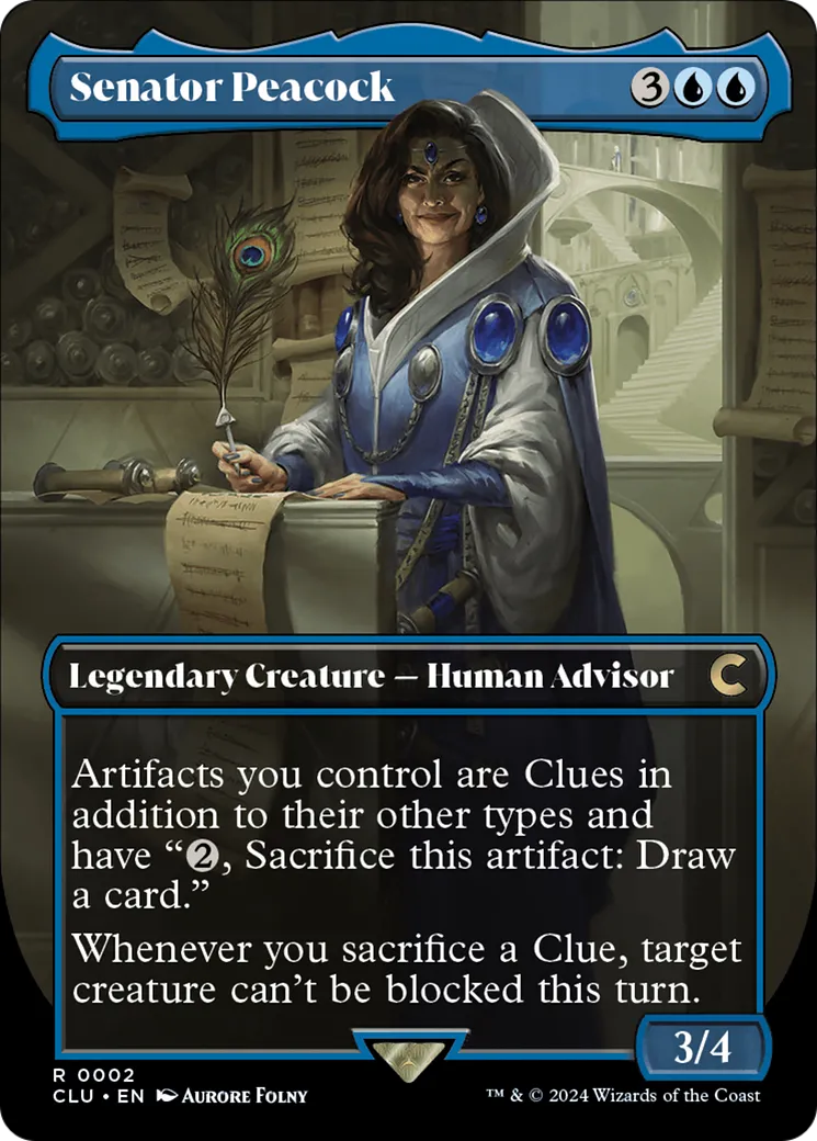 Senator Peacock — Ravnica: Clue Edition — Magic: The Gathering