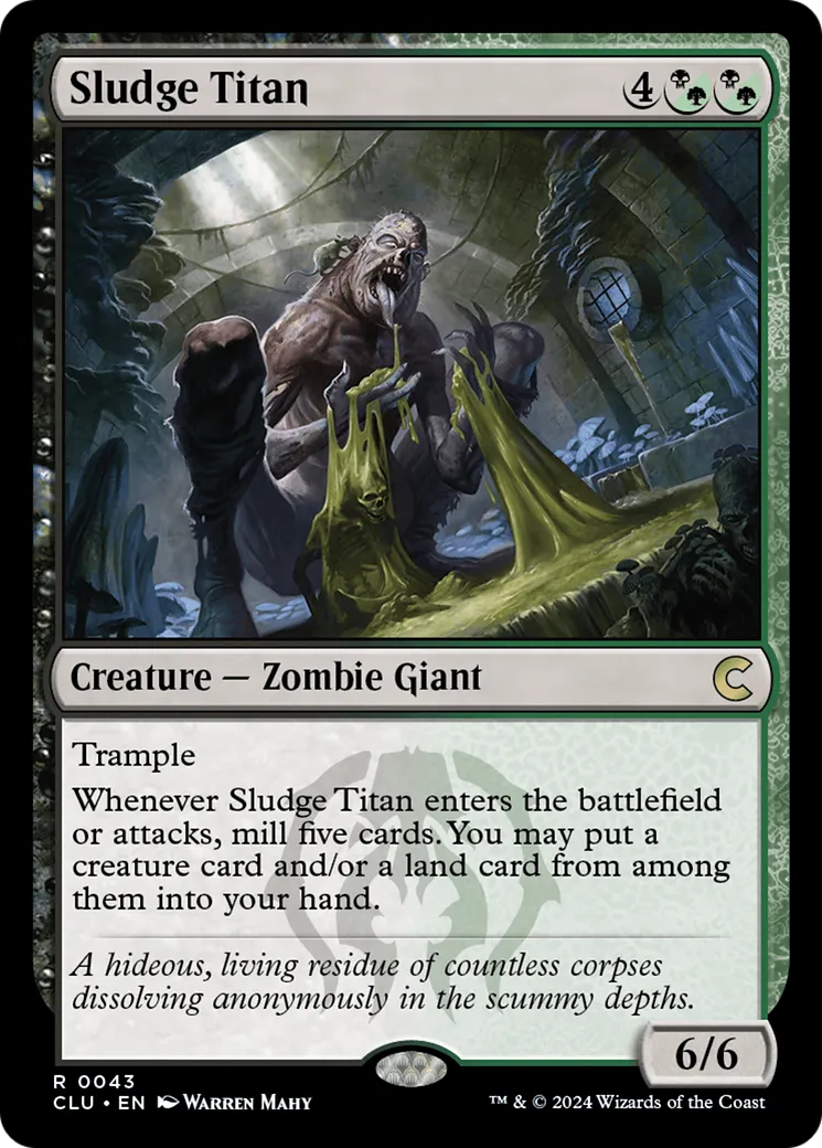 Sludge Titan — Ravnica: Clue Edition — Magic: The Gathering