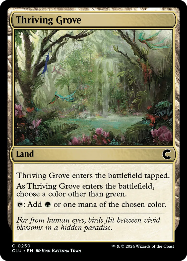 Thriving Grove — Ravnica: Clue Edition — Magic: The Gathering