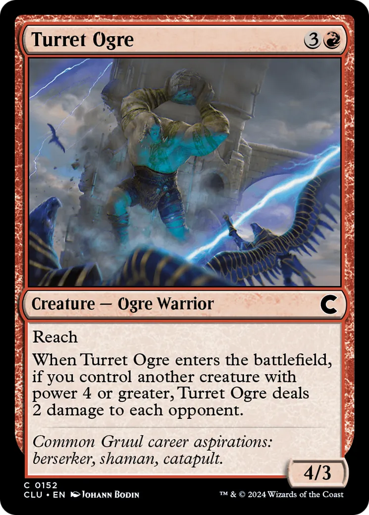 Turret Ogre — Ravnica: Clue Edition — Magic: The Gathering
