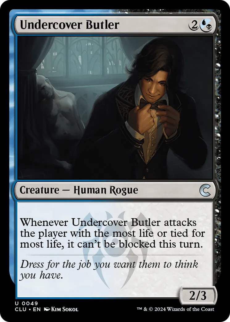 Undercover Butler — Ravnica: Clue Edition — Magic: The Gathering