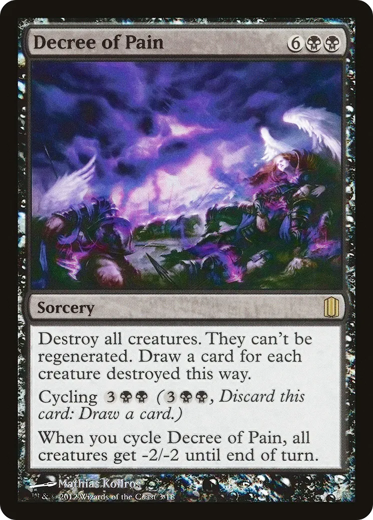 Decree of Pain — Commander's Arsenal — Magic: The Gathering