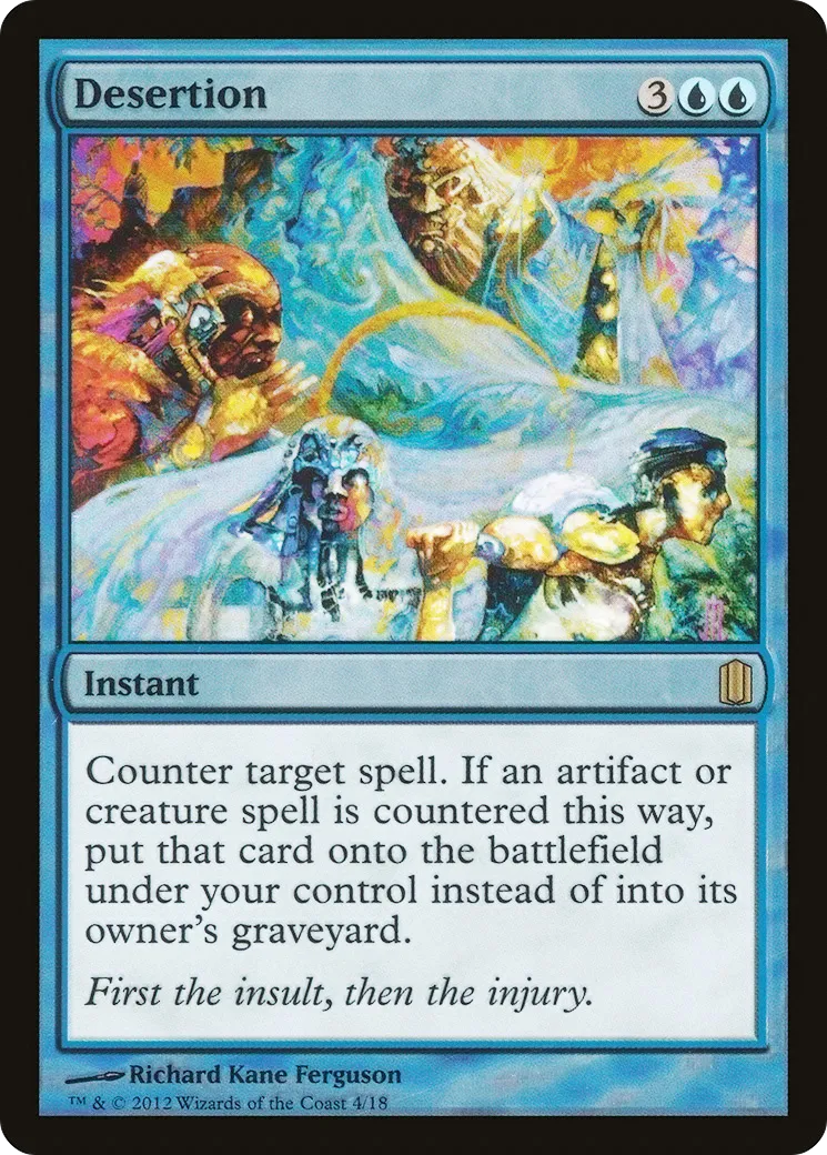 Desertion — Commander's Arsenal — Magic: The Gathering