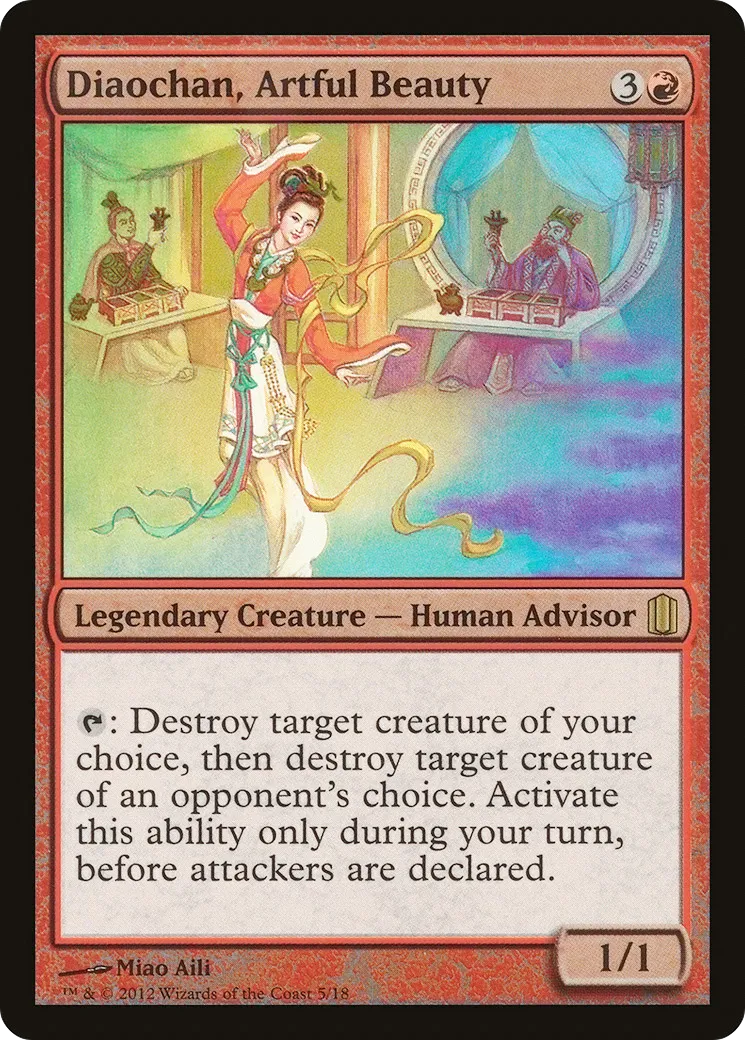 Diaochan, Artful Beauty — Commander's Arsenal — Magic: The Gathering