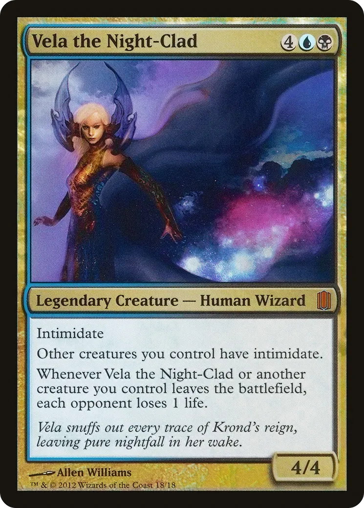 Vela the Night-Clad — Commander's Arsenal — Magic: The Gathering