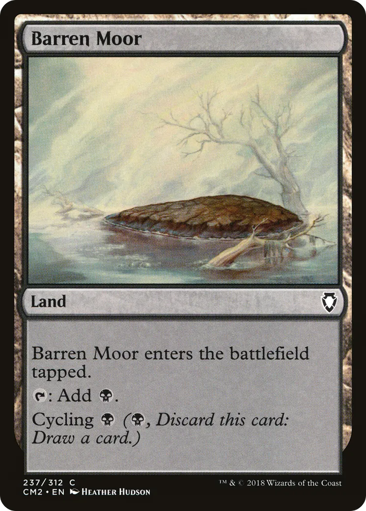 Barren Moor — Commander Anthology Volume II — Magic: The Gathering