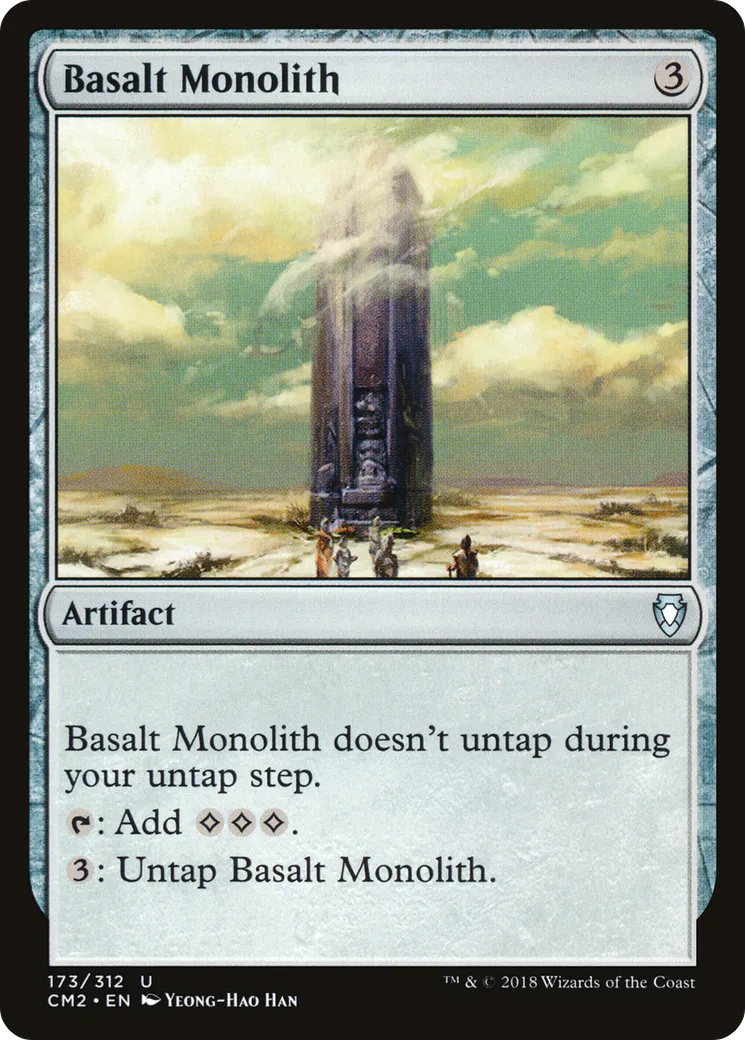 Basalt Monolith — Commander Anthology Volume II — Magic: The Gathering