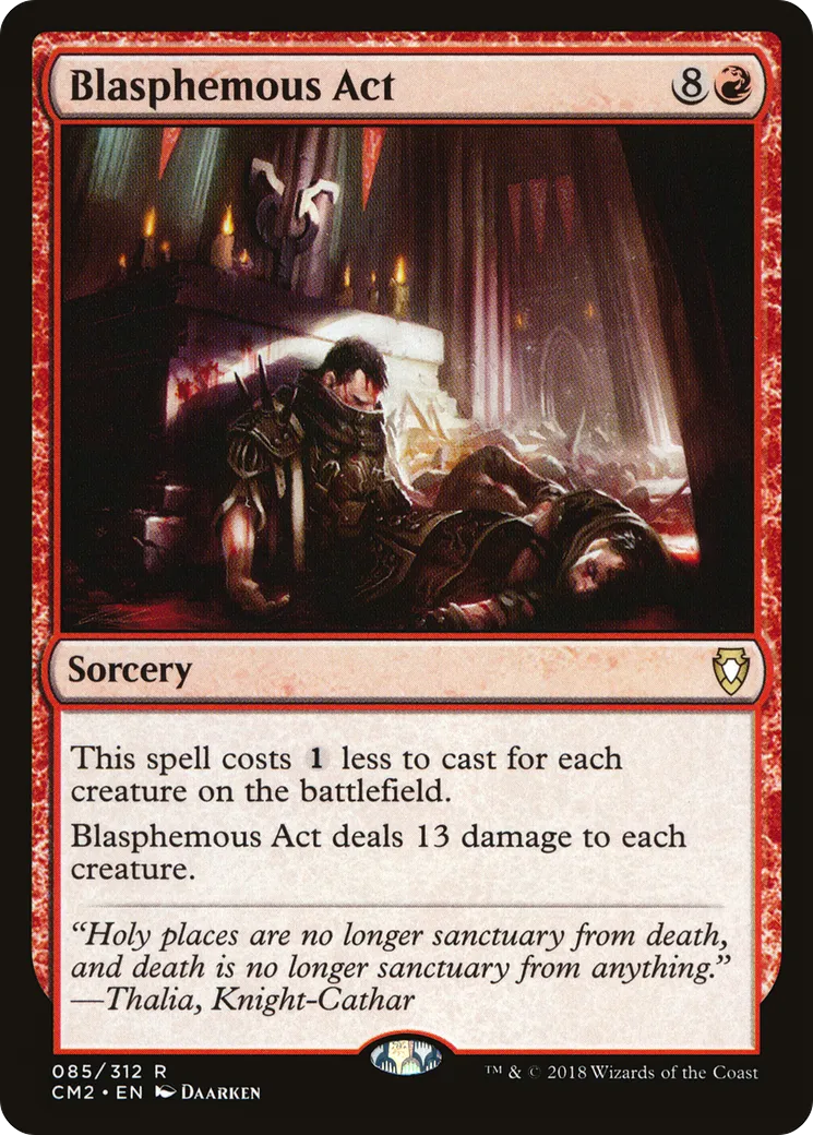 Blasphemous Act — Commander Anthology Volume II — Magic: The Gathering